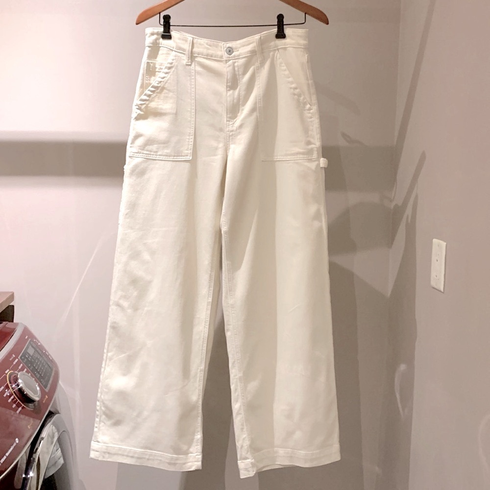 AE Dreamy Drape Woven Super High Waisted baggy wide Leg Pant - Picture 3 of 10